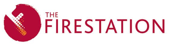 The Firestation venue logo with red circular design, potential site for AVE Services' event production and AV hire.