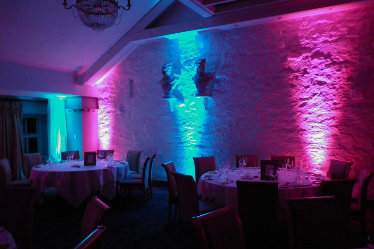 Uplighting Hire Rental 32 64 DMX Theatre Wedding Outdoor Outside IP Rated