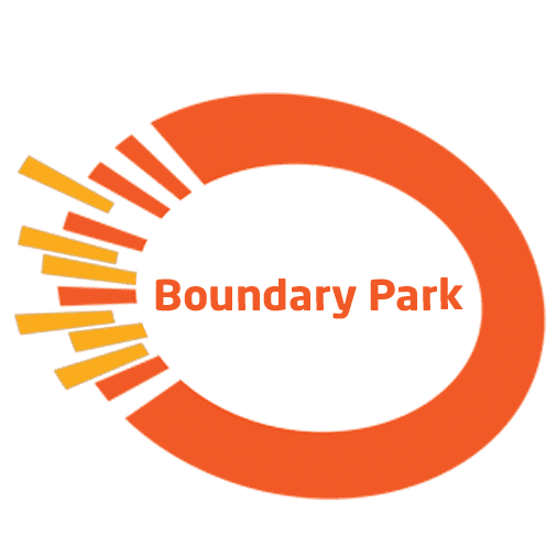 Boundary Park event logo featuring an orange and yellow circular design.