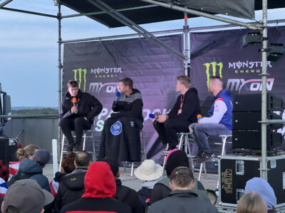 Motocross, Monster energy, PA system, lights, uplighters, wireless microphones, outdoor event, technicians, video wall, led video wall, large event, viip area, moto, Winchester, Hampshire, M3, motocross, conference, awards, av, audio visual, AVE Services