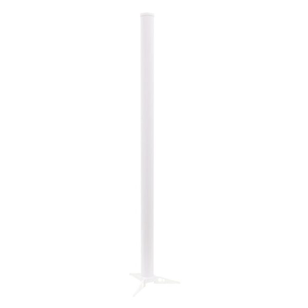White light totem on tripod base for event staging and lighting setups.