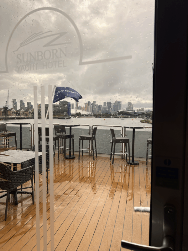 Sunborn Hotel, London, Event, Screen hire, Large screens, Cisco, Conference, Awards, PA System, Yatch hotel, AV, Audio Visual, AVE Services