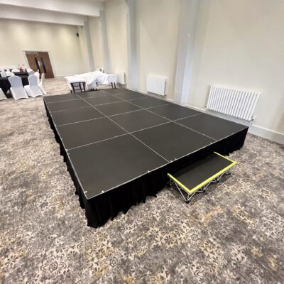 Large stage at The Stones Hotel Salisbury